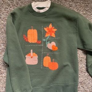 SOLD-Vintage stitched sweatshirt